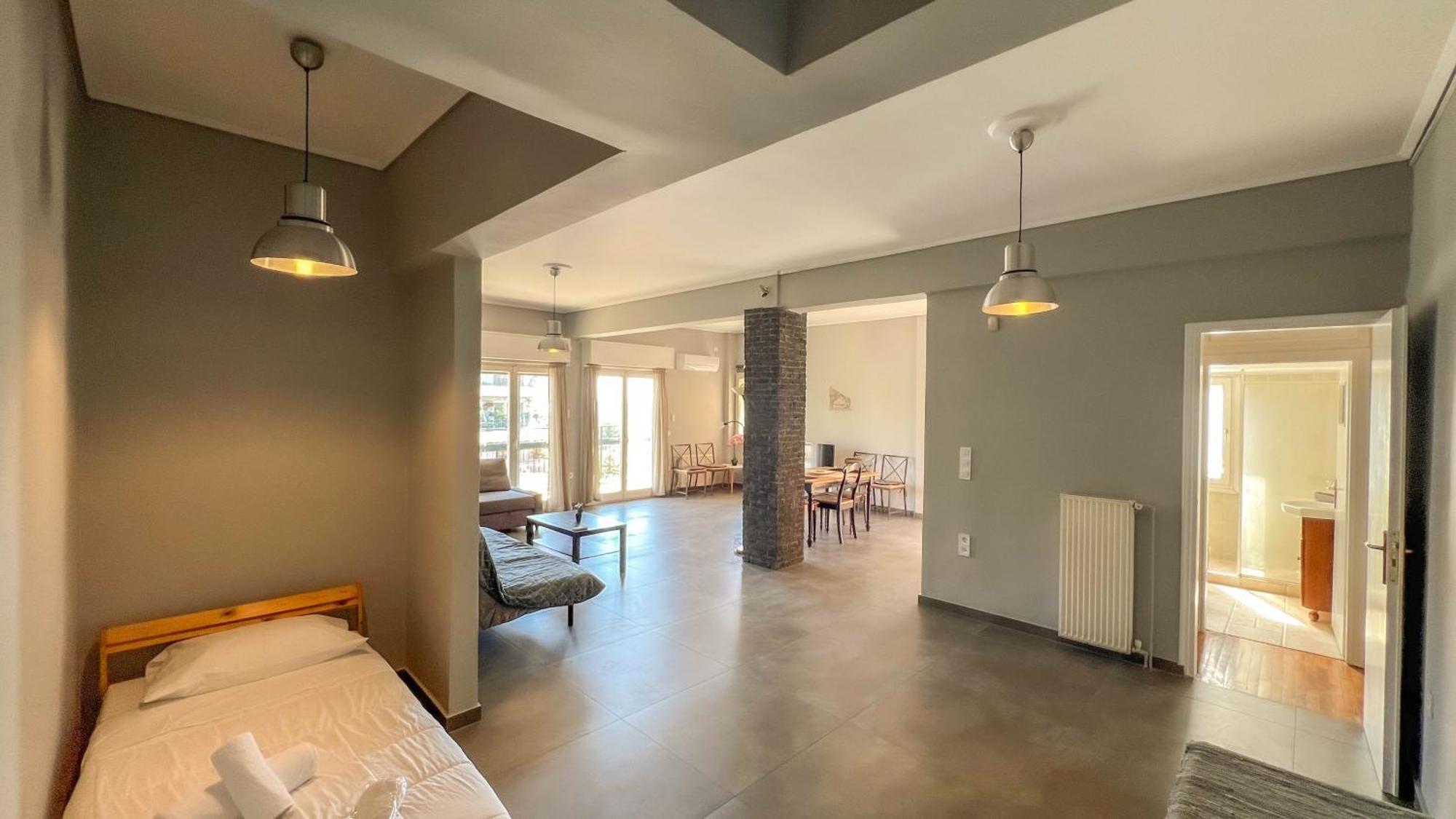 Alimos Sea View Family Apartment Афины Экстерьер фото