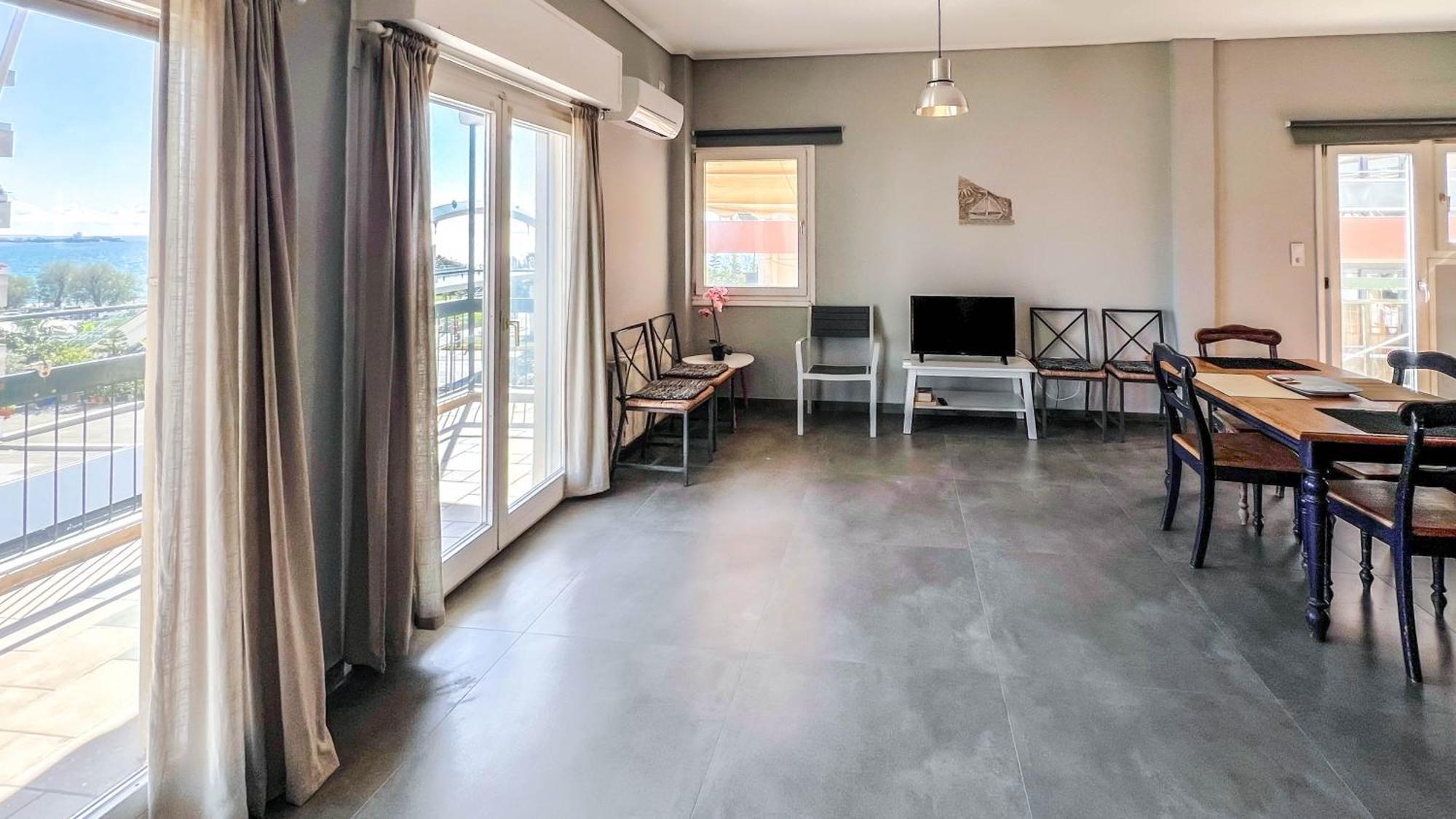 Alimos Sea View Family Apartment Афины Экстерьер фото
